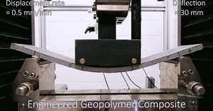 Bendable concrete goes cement-free to cut environmental footprint