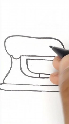 HOW TO DRAW MIXER - EASY DRAWING