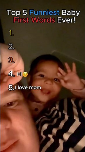 Top 5 Funniest Baby First Words