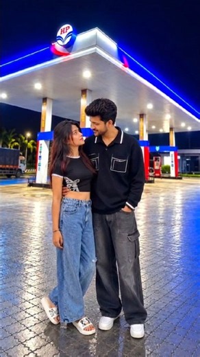 Instagram Trending Petrol Pump Ai Photo Editing Prompt | Ai Night Petrol Pump Photo Edit In Chatgpt