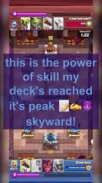 my deck's ultimate form skyward!