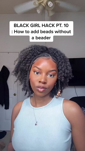 How to Add Beads to Hair Without a Beader