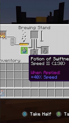 How to make speed 2 in Minecraft #minecraft #potions #tutorial -#brewing #speed#speedII