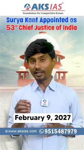 Appointment of CJI #iascoaching #upsc #aksias