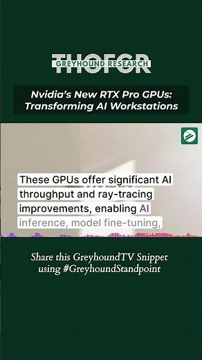 Nvidia’s New RTX Pro GPUs: Transforming AI Workstations