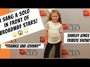 ME SINGING in front of BROADWAY STARS! SHIRLEY JONES Gala! ⭐️ 🎶 #musical #broadway #singer #wow
