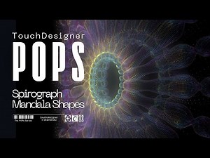 TouchDesigner POPs Tutorial: Create a 3D Spirograph Mandala Shapes Using Noise and Revolve