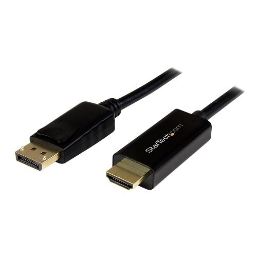 StarTech.com 3ft (1m) DisplayPort to HDMI Cable, 4K 30Hz Video, DP 1.2 to HDMI Adapter Cable Converter for HDMI Monitor/Display, Passive | Dell Australia