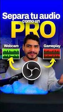 😎 Separate your gameplay audio and webcam feed in OBS