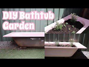 DIY Bathtub Garden! | Turning an old cast iron bath into a flower garden