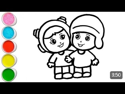 How To Draw Pocoyo Easy | Pocoyo Drawing | Pocoyo drawing | Cartoon Drawing | Child art