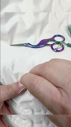 Hand Sewing Hack to Fix Ripped Jeans"#jeansrepair #handstitching #fixrippedjeans #jeanshack #jeans