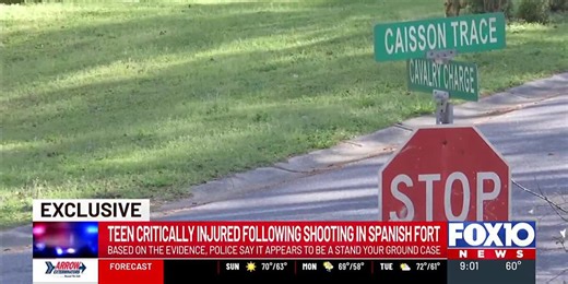 Homeowner shoots, critically injures teen after teen breaks into home in Spanish Fort