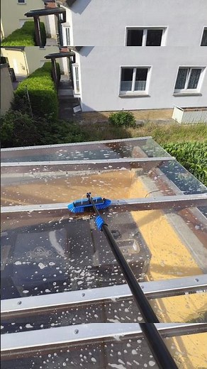 Glassdach Reinigung, Vorher/nachher #glassreinigung #fensterreinigung