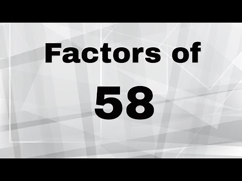 Factors of 58