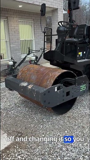 Roller Compactor w/ Removable Sheep's Foot