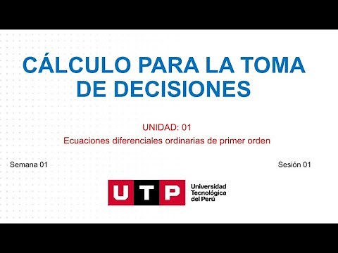 S01 Differential Equation: General and Particular Solution - Calculus for Decision Making UTP