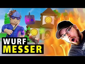 MESSER WERFEN 🔪 BLADE THROWING SIMULATOR DEUTSCH » ROBLOX