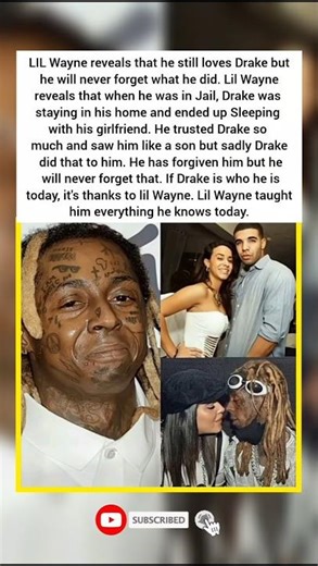 Lil Wayne Reveals Drake Slept With His Girlfriend! 😳 #shorts