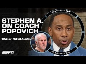 Stephen A. tells a story about Gregg Popovich after he steps down as Spurs coach | NBA Countdown