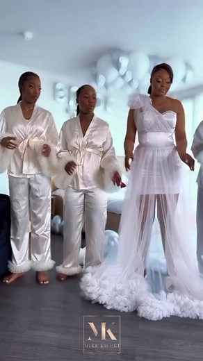 When the whole squad is lit 🔥 Mood for today 💃🏻💃🏻💃🏻🥰 Video @mikekilekiofficial #BellaNaijaWeddings Weddingsonbudget | Weddings On Budget Catalogue