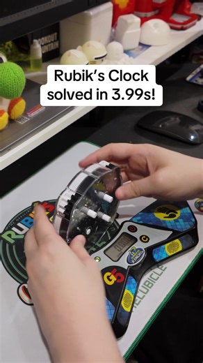 Rubik’s Clock Solved in Under 4 Seconds