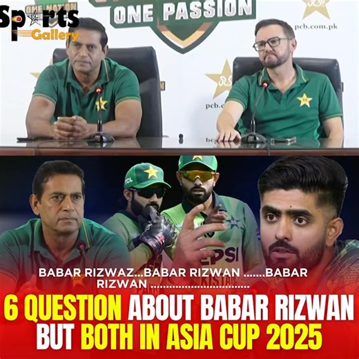 650K views · 10K reactions | 6 Q/A About Babar and Rizwan for not selecting in Asia Cup 2025! Aqib Javed Answer why not select #babarazam #muhammadrizwan #asiacup2025 #sportsgallery #Pakistanvsindia #Indiavspakistan #Pakistancricket | Sports Gallery | Facebook
