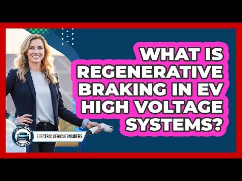 What Is Regenerative Braking In EV High Voltage Systems? - Electric Vehicle Insiders