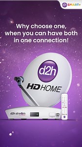 🔁 Tired of juggling between remote and mobile? Switching screens = major mood kill? 😩 Well, not anymore! ✨ With d2hSmart , enjoy TV OTT — anytime, anywhere, on any screen. All in one smart connection, no switching needed. 🎬📱📺 📞 For more details, just give a missed call: 1800 315 1946 . . #d2h #DirectToHeart #d2hSmart #TV #OTT #Perfect #OneConnectionManyWorlds #TVPlusOTT #SmartEntertainment #2GoodToBeTrue | d2h
