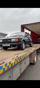 Here is our quirky Skoda 136 Rapid with just 36,896 miles and tremendous history being loaded ready for its new home in the Czech Republic! Thank you for your business Stuchlíkand enjoy the car. | KGF Classic Cars
