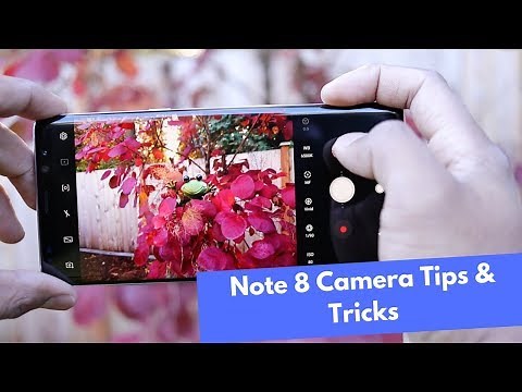 Top Note 8 Camera Tips and Tricks || Master your Note 8 Camera