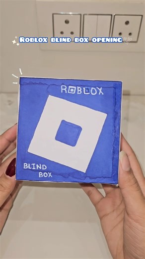 Roblox blind box opening💙 #roblox#blindbox#squishy#papercraft#papersquishy