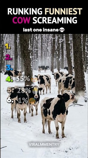 Ranking Funniest Cow Screaming😭 #viral #shorts #usa