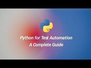 00.Python for Test Automation Introduction