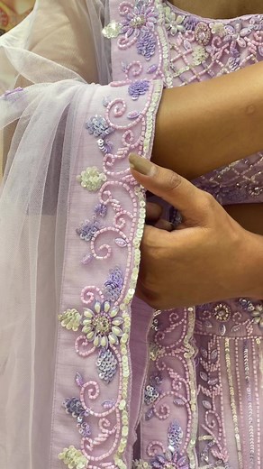 This designer purple lehenga from @aishwarya_designstudio intricately weaves a tale of elegance and craftsmanship. Every stitch is a masterpiece, every detail a work of art✨💕.Checkout our bridal collection in our Store or on our website, Link in Bio!.Mumbai Store Address:Irla, next to Alfa, Vile Parle WestAhmedabad Store Address:Aishwarya Lifestyle Pvt. Ltd,Aishwarya House,Iskcon Circle,S.G.Highway,Ahmedabad - 380059.Log on to https://www.aishwaryadesignstudio.com or get in touch to see more of