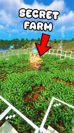 Ayush kumar on Instagram: "How to make Automatic Crop Farm in Minecraft 😱 #minecraft #reels"