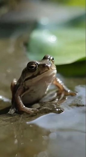 Witness the magic: Tadpole transforms into a frog in 15 seconds 🐸✨