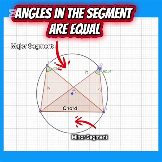 segment angles :circle #maths #education #mathematics #geometry