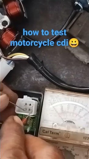 how to test motorcycle cdi😀😀😀