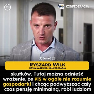 13K views · 803 reactions | Ryszard Wilk wyjaśnia negatywne skutki radykalnego podnoszenia pensji minimalnej! "PiS nie rozumie gospodarki i chcąc cały czas podwyższać pensję minimalną, robi ludziom iluzję tego dobrobytu, a tak naprawdę na wszystkie nasze głowy sprowadza drożyznę!" | Nowa Nadzieja | Facebook