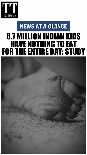 1.7K views · 85 reactions | EXCLUSIVE: A recent study reveals a staggering reality – 6.7 million children in India go without food for an entire day. #Hunger #Child #Poverty | The Telegraph | Facebook