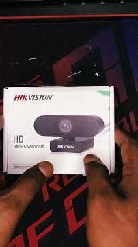 Hikvision DS-U02 1080P Web Camera Unboxing