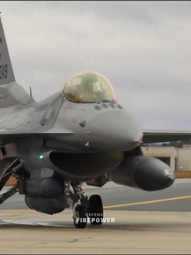 Watch These F-16C Fighting Falcon Launch With Full Afterburner #usaf #military #aviation