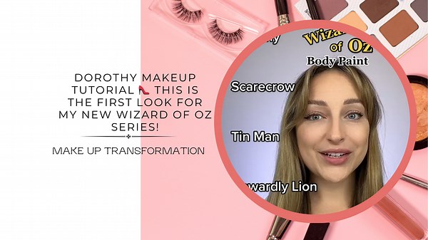 Dorothy makeup tutorial 👠 This is the first look for my new Wizard of Oz Series!