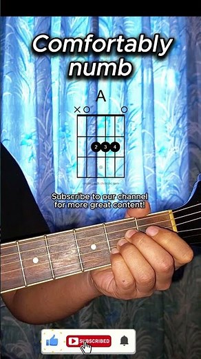 Pink Floyd - Comfortably Numb - Chords, Song Tutorial - How to Play On Guitar#guitartutorial #music