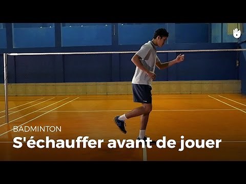 Warm up before playing | Badminton