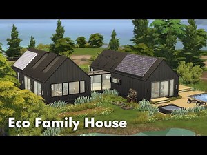 Eco Family House | Stop Motion build | The Sims 4 | NO CC