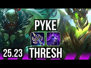 PYKE & Tristana vs THRESH & Jhin (SUP) | EUW Grandmaster | 25.23
