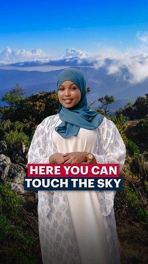 The #calmadow mountains in #somalia are among the highest points in the country that one can touch the clouds from there. #soomaaliya #muqdisho #xamar #hargeysa #emirateslovessomalia #nairobitiktokers #muqdishotiktokers
