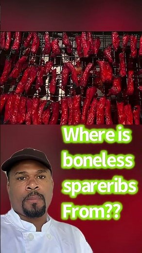 Where is Boneless spareribs from? #food #chinesefood